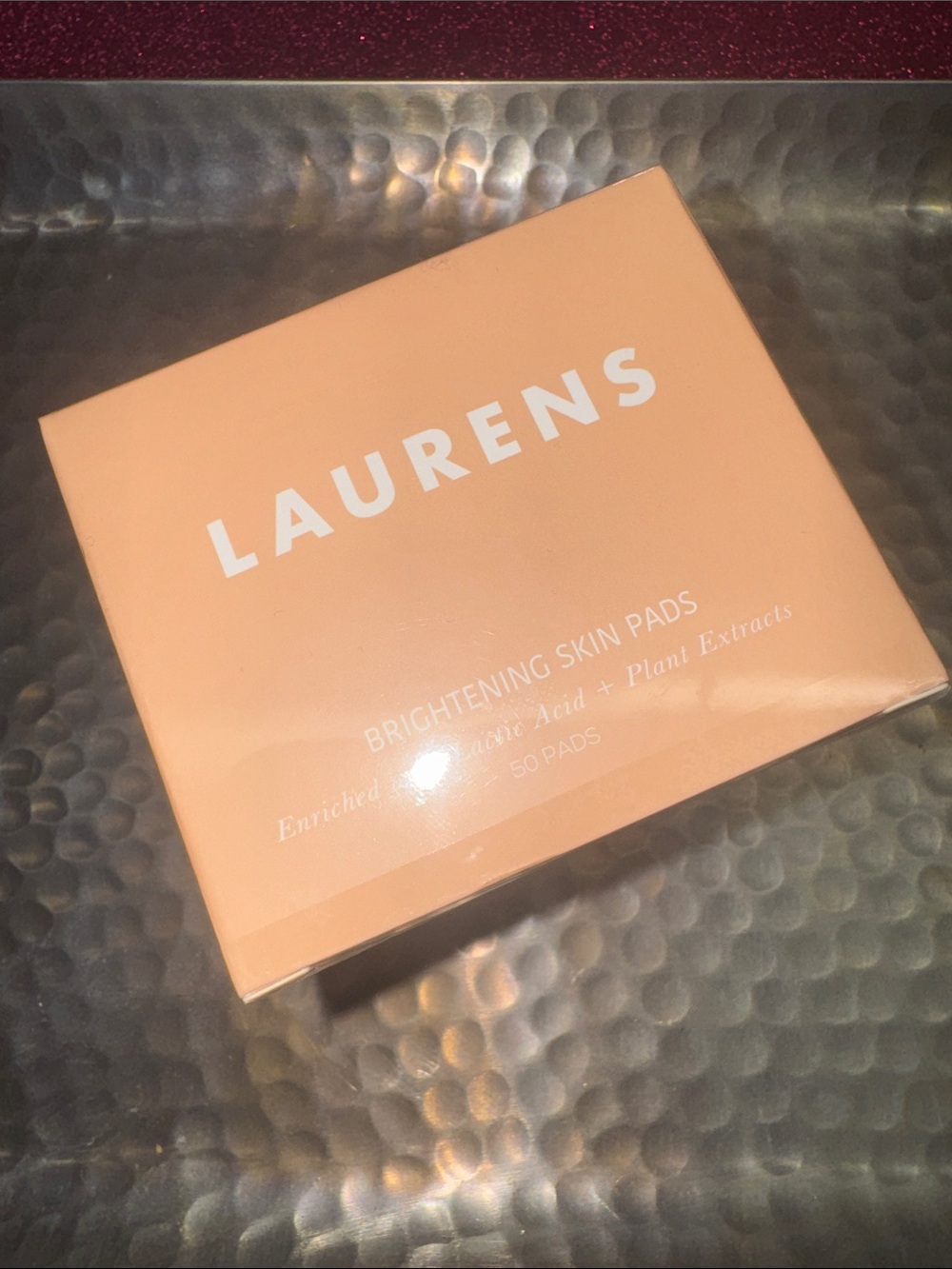 Laurens Brightening Skin Pads — Peach Exfoliating Pads
